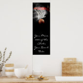 Motivatie Basketball-deur Poster (Keuken)