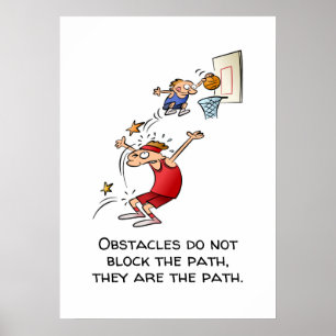 Motivatie belemmeringen zijn de Cartoon van het pa Poster