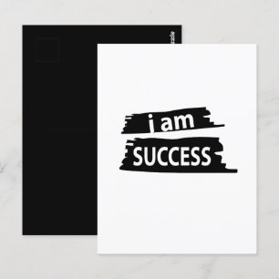 Motivatie ben ik succes Motivatie Briefkaart
