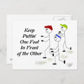 Motivatie bericht uitvoeren briefkaart (Voorkant / Achterkant)