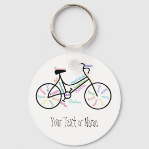 Motivatie bike, fiets, fietsen, sport, hobby  sleutelhanger