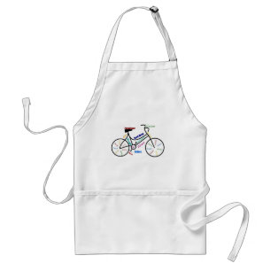 Motivatie bike, fiets, fietsen, sport, hobby standaard schort