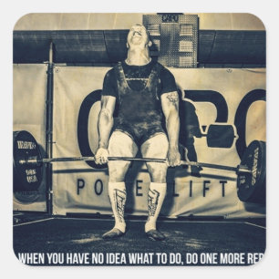 Motivatie Bodybuilding Gym Sticker