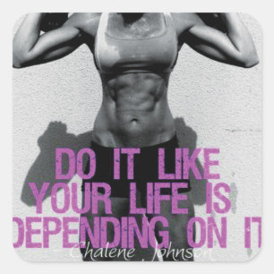 Motivatie Bodybuilding Gym Sticker