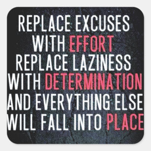 Motivatie Bodybuilding Gym Sticker