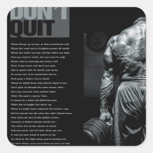 Motivatie Bodybuilding Gym Sticker