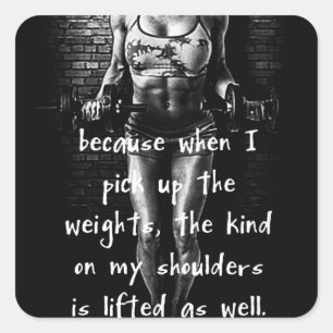 Motivatie Bodybuilding Gym Sticker