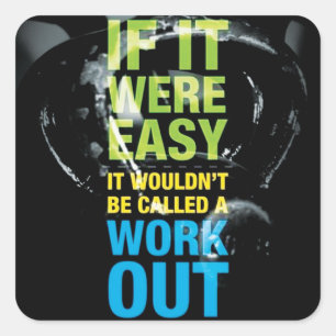 Motivatie Bodybuilding Gym Sticker