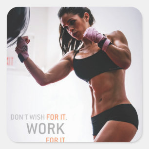 Motivatie Bodybuilding Gym Sticker