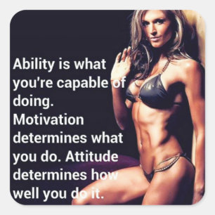 Motivatie Bodybuilding Gym Sticker