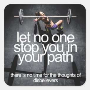 Motivatie Bodybuilding Gym Sticker