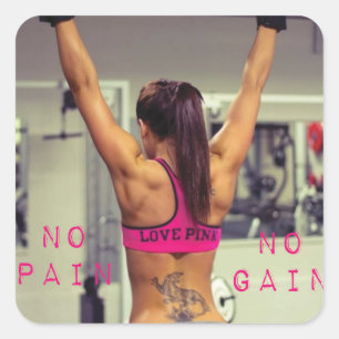 Motivatie Bodybuilding Gym Sticker