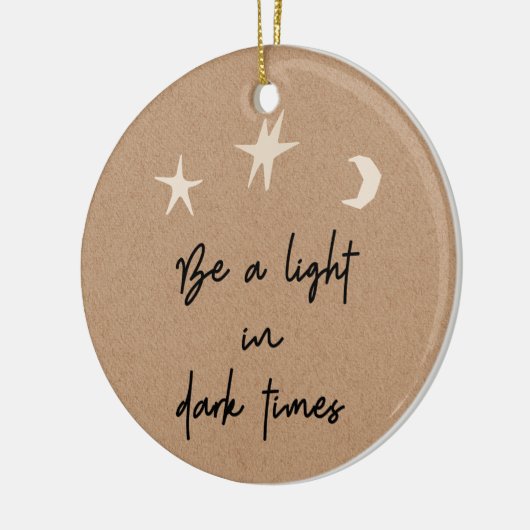 Motivatie Boho Stars Moon Stocking Stuffer Keramisch Ornament (Links)
