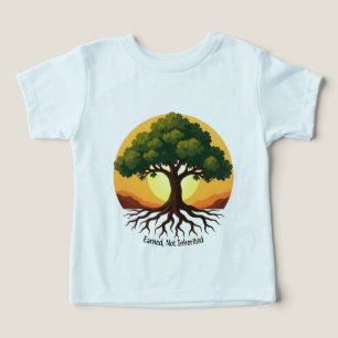 Motivatie boomwortels peuter T-shirt