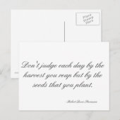 Motivatie Briefkaart over het leven (Voorkant / Achterkant)