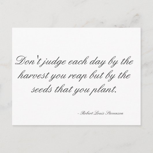 Motivatie Briefkaart over het leven (Voorkant)