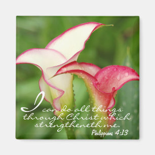 Motivatie Calla Lily Magnet Magneet