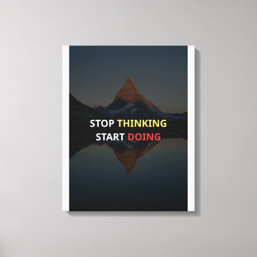 motivatie canvas afdruk (Voorkant)