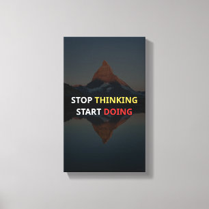 motivatie canvas afdruk