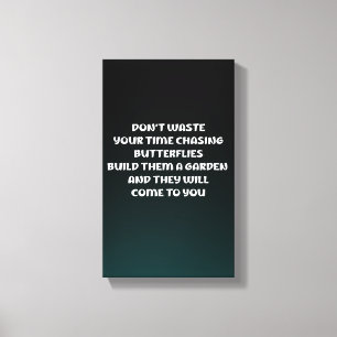 motivatie canvas afdruk