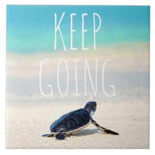 Motivatie Citaat blijft Turtle Beach Tegeltje