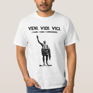 Motivatie citaat Caesar Veni Vidi Vici Mannen T-shirt