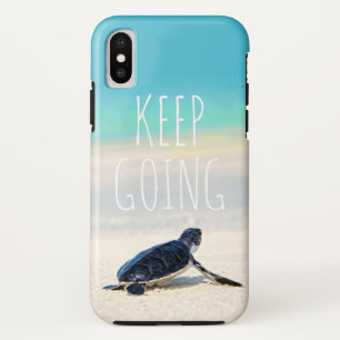 Motivatie Citaat houdt het stijgen Hoesje-Ma iPhone X Hoesje
