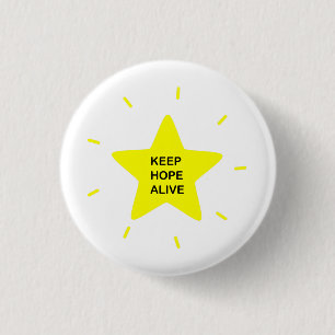 Motivatie Citaat houdt Hoop levendige inspiratie Ronde Button 3,2 Cm