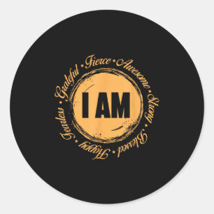 Motivatie Citaat Inspiratie Positief Gezegde Lif Ronde Sticker