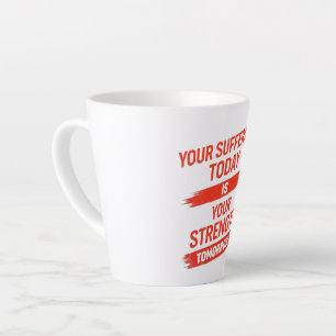 Motivatie Citaat Ontwerp Latte Mok