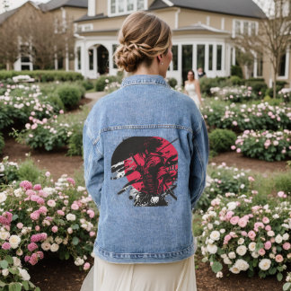 Motivatie citaat T-Shirt Denim Jacket