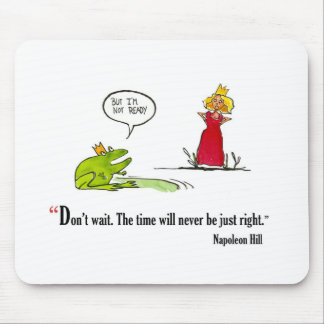 Motivatie citaat van het examen van Napoleon Hill  Muismat