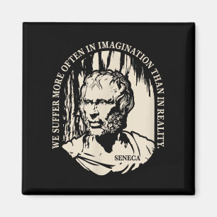 Motivatie citaat van Seneca over het leven & amp;  Magneet