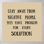 Motivatie citaten grappige leven gezegden poster (Voorkant)