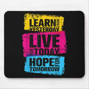 Motivatie citaten Nieuwheid Graphic S& Cool D Muismat