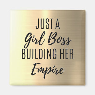 Motivatie citaten voor Girl Bosses Vrouw Magneet