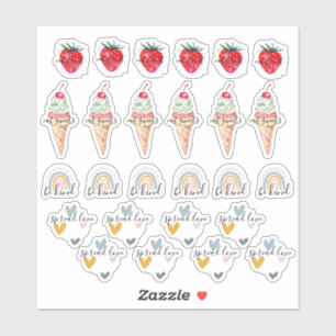 Motivatie citeert sticker van het plakboek Planner