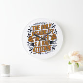 Motivatie citeert Wall Art Clock Grote Klok (Huis)