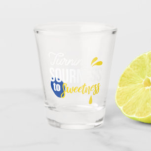 Motivatie Citroen Quote Van Zuur Naar Zoet Shot Glas