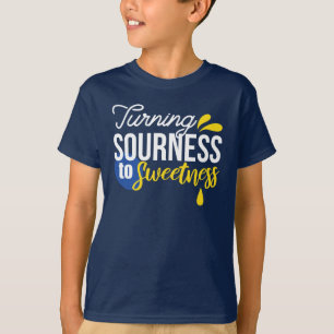 Motivatie Citroen Quote Van Zuur Naar Zoet T-shirt