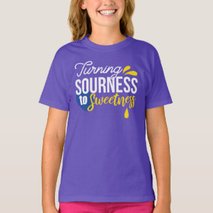 Motivatie Citroen Quote Van Zuur Naar Zoet T-shirt