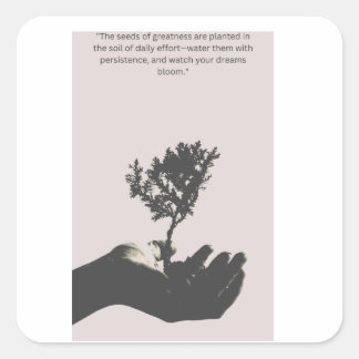 MOTIVATIE CONTINGENTEN VIERKANTE STICKER