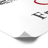 Motivatie Courage Quote Wolf Artwork Poster (Hoek)