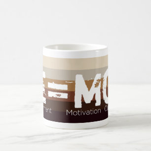 Motivatie + Curiosity² = Adventure Coffee Mok