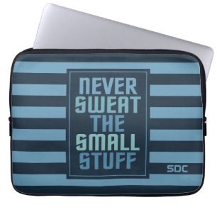 Motivatie custom monogram laptop mouwen sleeve