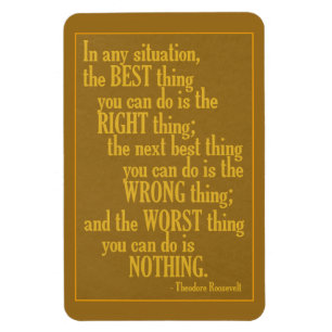 Motivatie "Doe iets" Citaat magneet
