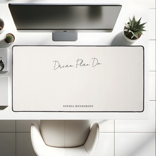 Motivatie Droomplan Doe Kalligrafie Beige Bureaumat