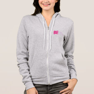 Motivatie e-mails met elegante tekst hoodie