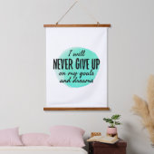 motivatie en bemoedigende koersen hangend wandkleed (Slaapkamer)