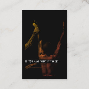 Motivatie en inspirerend citaat van de trainerskaa visitekaartje